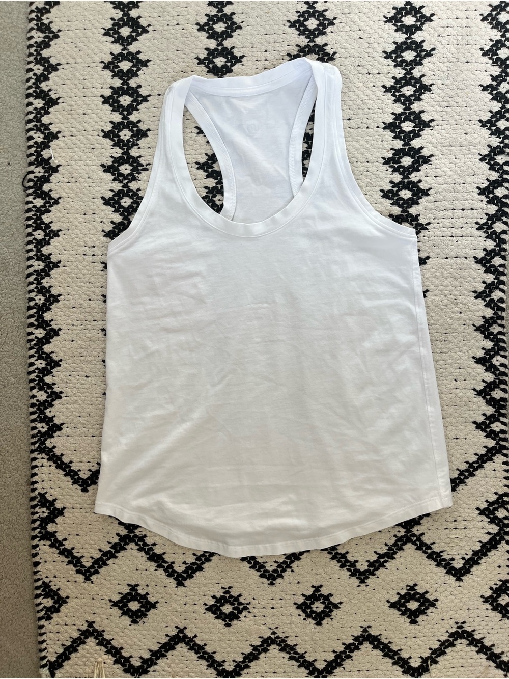 White Racerback Tank Top - Lululemon